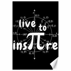 Pi Day Canvas 24  X 36  by Valentinaart