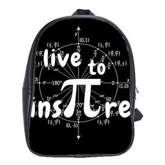 Pi Day School Bag (xl) by Valentinaart