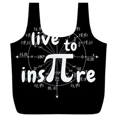 Pi Day Full Print Recycle Bags (l)  by Valentinaart