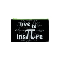 Pi Day Cosmetic Bag (xs) by Valentinaart