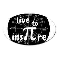 Pi Day Oval Magnet by Valentinaart