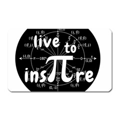 Pi Day Magnet (rectangular) by Valentinaart