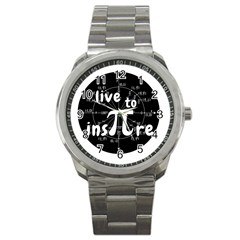 Pi Day Sport Metal Watch by Valentinaart