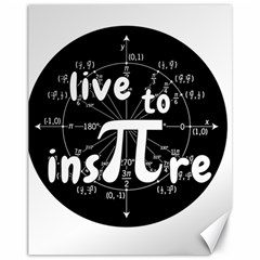 Pi Day Canvas 11  X 14   by Valentinaart