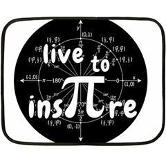 Pi Day Fleece Blanket (mini) by Valentinaart