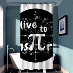 Pi Day Shower Curtain 36  X 72  (stall)  by Valentinaart