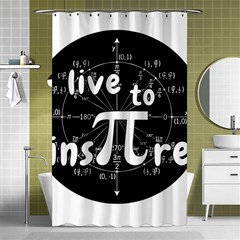 Pi Day Shower Curtain 48  X 72  (small)  by Valentinaart