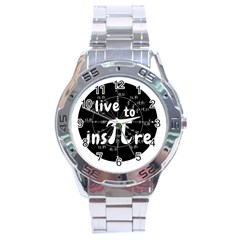 Pi Day Stainless Steel Analogue Watch by Valentinaart