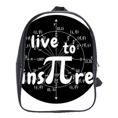 Pi Day School Bag (xl) by Valentinaart