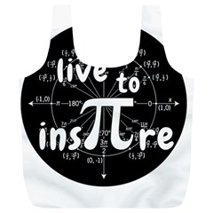 Pi Day Full Print Recycle Bags (l)  by Valentinaart