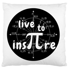 Pi Day Standard Flano Cushion Case (one Side) by Valentinaart