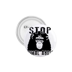 Stop Animal Abuse - Chimpanzee  1 75  Buttons by Valentinaart