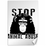 Stop Animal Abuse - Chimpanzee  Canvas 20  x 30   19.62 x28.9  Canvas - 1