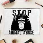 Stop Animal Abuse - Chimpanzee  Cosmetic Bag (XL) Front