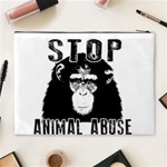 Stop Animal Abuse - Chimpanzee  Cosmetic Bag (XL) Back