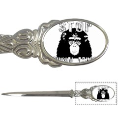 Stop Animal Abuse - Chimpanzee  Letter Openers by Valentinaart