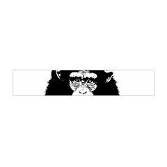 Stop Animal Abuse - Chimpanzee  Flano Scarf (mini) by Valentinaart