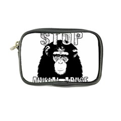 Stop Animal Abuse - Chimpanzee  Coin Purse by Valentinaart