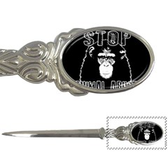 Stop Animal Abuse - Chimpanzee  Letter Openers by Valentinaart