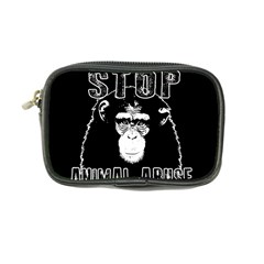 Stop Animal Abuse - Chimpanzee  Coin Purse by Valentinaart