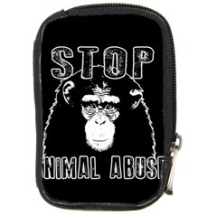 Stop Animal Abuse - Chimpanzee  Compact Camera Cases by Valentinaart