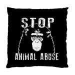 Stop Animal Abuse - Chimpanzee  Standard Cushion Case (One Side) Front