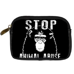 Stop Animal Abuse - Chimpanzee  Digital Camera Cases by Valentinaart