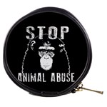 Stop Animal Abuse - Chimpanzee  Mini Makeup Bags Front