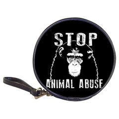 Stop Animal Abuse - Chimpanzee  Classic 20-cd Wallets by Valentinaart