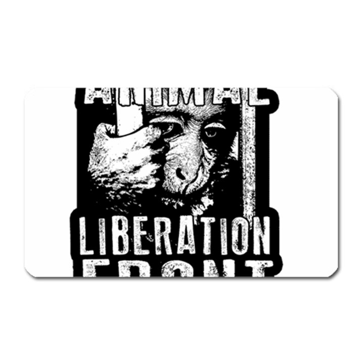 Animal Liberation Front - Chimpanzee  Magnet (Rectangular)