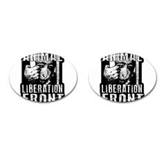 Animal Liberation Front - Chimpanzee  Cufflinks (oval) by Valentinaart