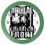 Animal Liberation Front - Chimpanzee  Color Wall Clocks Front