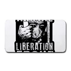 Animal Liberation Front - Chimpanzee  Medium Bar Mats by Valentinaart