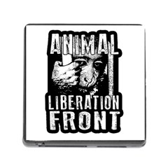 Animal Liberation Front - Chimpanzee  Memory Card Reader (square) by Valentinaart