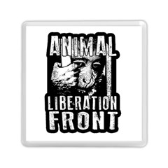 Animal Liberation Front - Chimpanzee  Memory Card Reader (square)  by Valentinaart