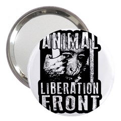 Animal Liberation Front - Chimpanzee  3  Handbag Mirrors by Valentinaart