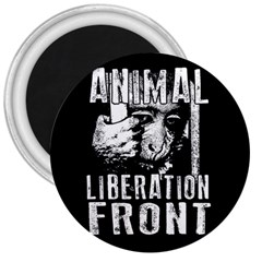 Animal Liberation Front - Chimpanzee  3  Magnets by Valentinaart