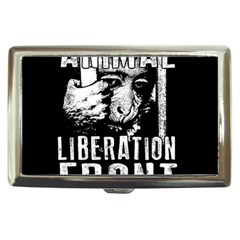 Animal Liberation Front - Chimpanzee  Cigarette Money Cases by Valentinaart