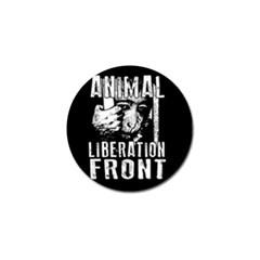 Animal Liberation Front - Chimpanzee  Golf Ball Marker by Valentinaart