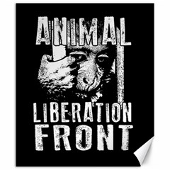 Animal Liberation Front - Chimpanzee  Canvas 20  X 24   by Valentinaart