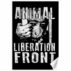 Animal Liberation Front - Chimpanzee  Canvas 20  X 30   by Valentinaart