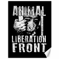 Animal Liberation Front - Chimpanzee  Canvas 36  X 48   by Valentinaart