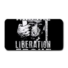 Animal Liberation Front - Chimpanzee  Medium Bar Mats by Valentinaart