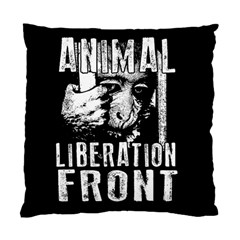 Animal Liberation Front - Chimpanzee  Standard Cushion Case (one Side) by Valentinaart