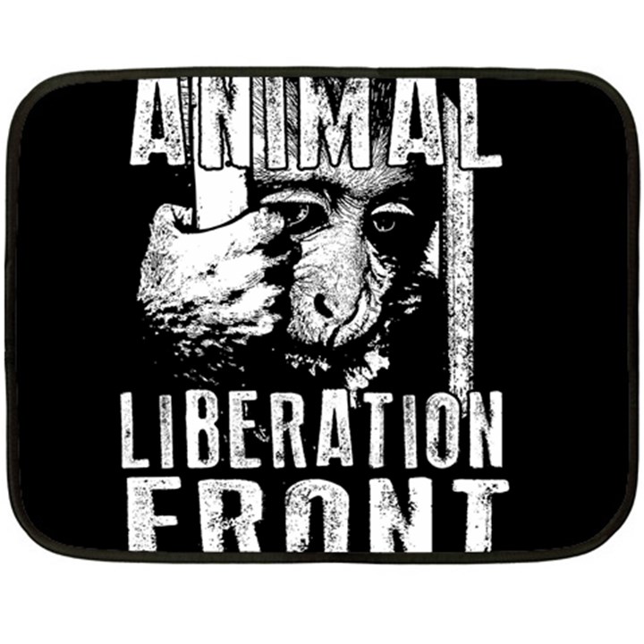 Animal Liberation Front - Chimpanzee  Fleece Blanket (Mini)