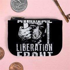 Animal Liberation Front - Chimpanzee  Mini Coin Purses by Valentinaart