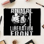 Animal Liberation Front - Chimpanzee  Cosmetic Bag (XL) Front