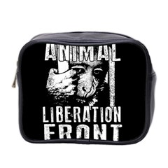 Animal Liberation Front - Chimpanzee  Mini Toiletries Bag 2-side by Valentinaart