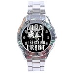 Animal Liberation Front - Chimpanzee  Stainless Steel Analogue Watch Front