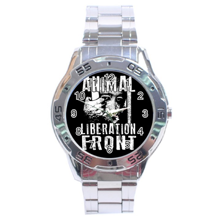 Animal Liberation Front - Chimpanzee  Stainless Steel Analogue Watch